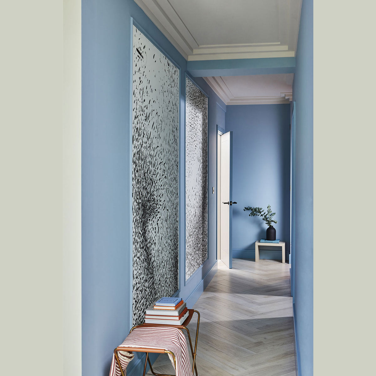 Dramatic period hallway