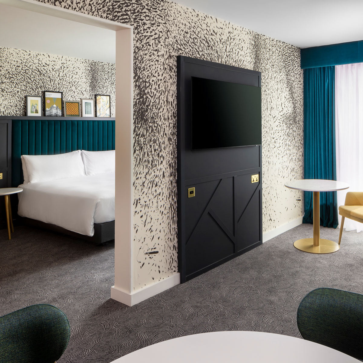 Hilton DoubleTree suites and bedrooms