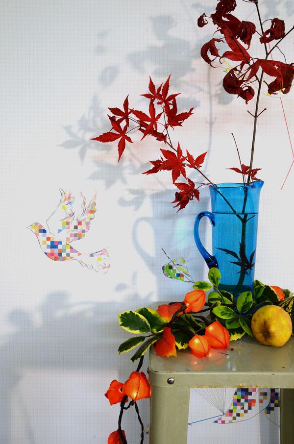 She Chose Science Superwide wallpaper by Sarah Thornton for The Monkey Puzzle Tree