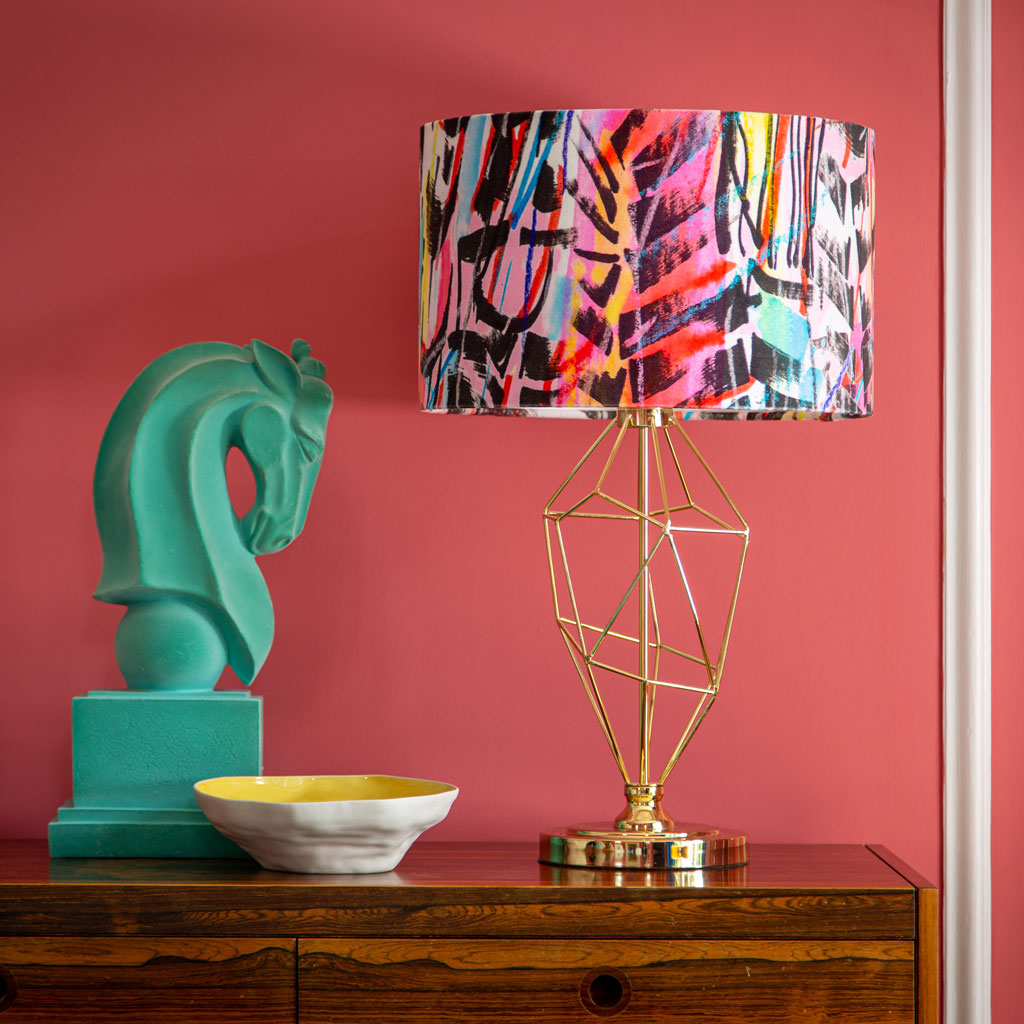 Large Rita does Jazz Lampshade for Lampbase at AMC Design