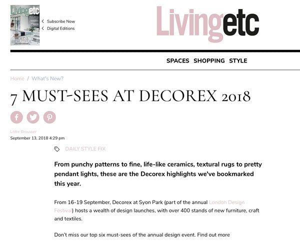 Living Etc 7 Must-Sees at Decorex Featuring The Monkey Puzzle Tree