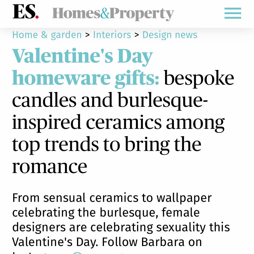 Evening Standard - Valentine's Day Homeware Gifts