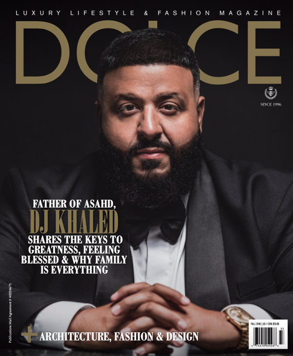 Luxury Lifestyle Magazine Dolce features 'Rita does Jazz' cushion