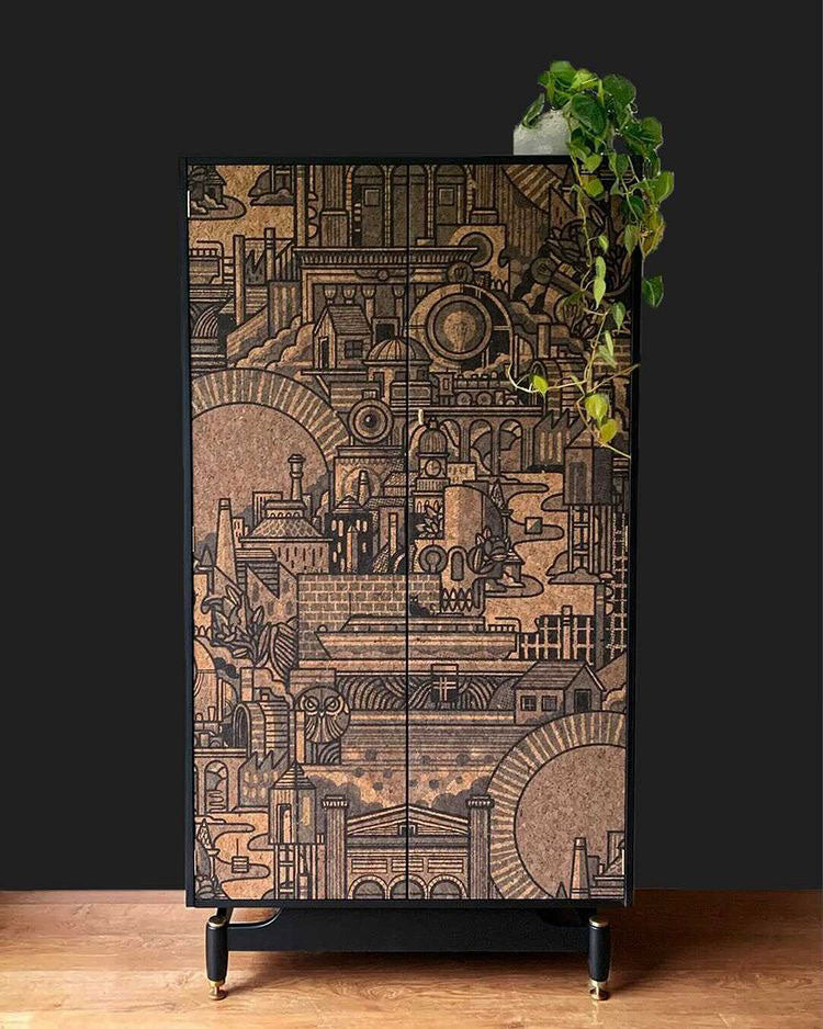 Creating Amazing Upcycled Furniture with Unique Wallpaper