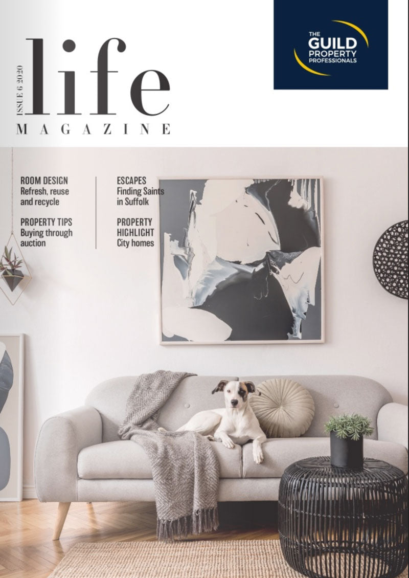 Interiors Spotlight - Life Magazine features How the Leopard got his Spots velvet cushion