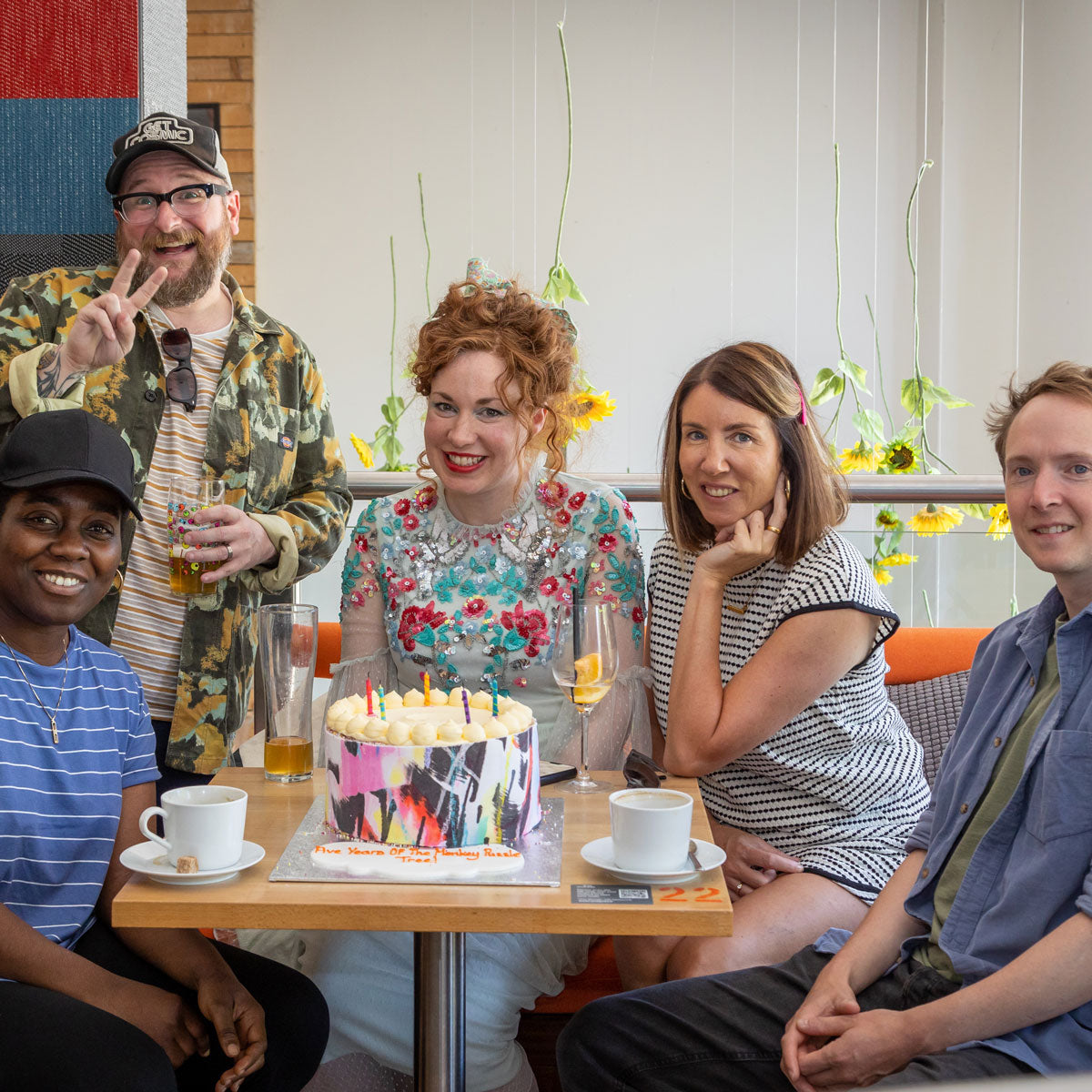 Birthday Celebrations! Our artists join us to celebrate 5 years of The Monkey Puzzle Tree