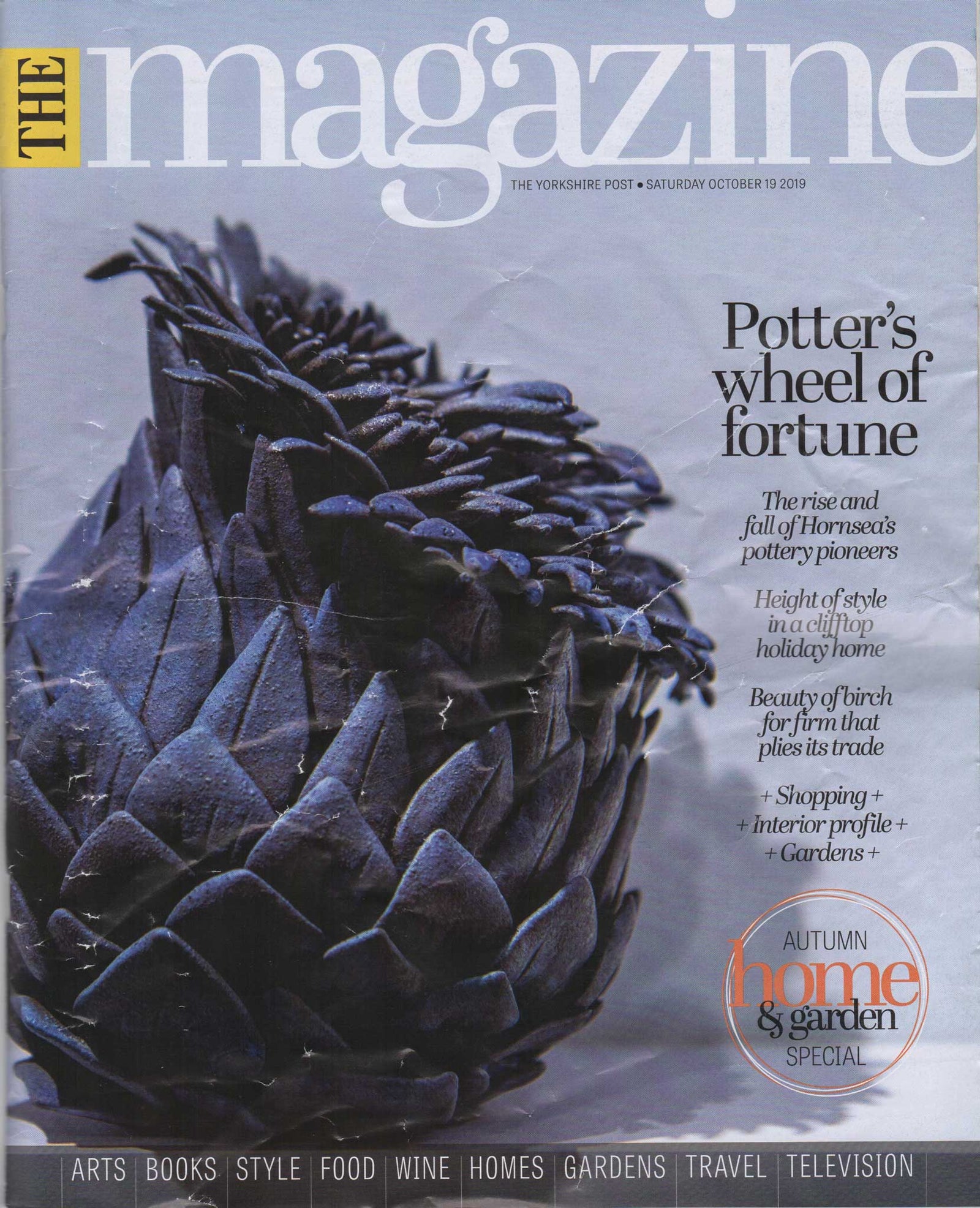 'Disorder in Stasis' by Joel Weaver featured in the Yorkshire Post