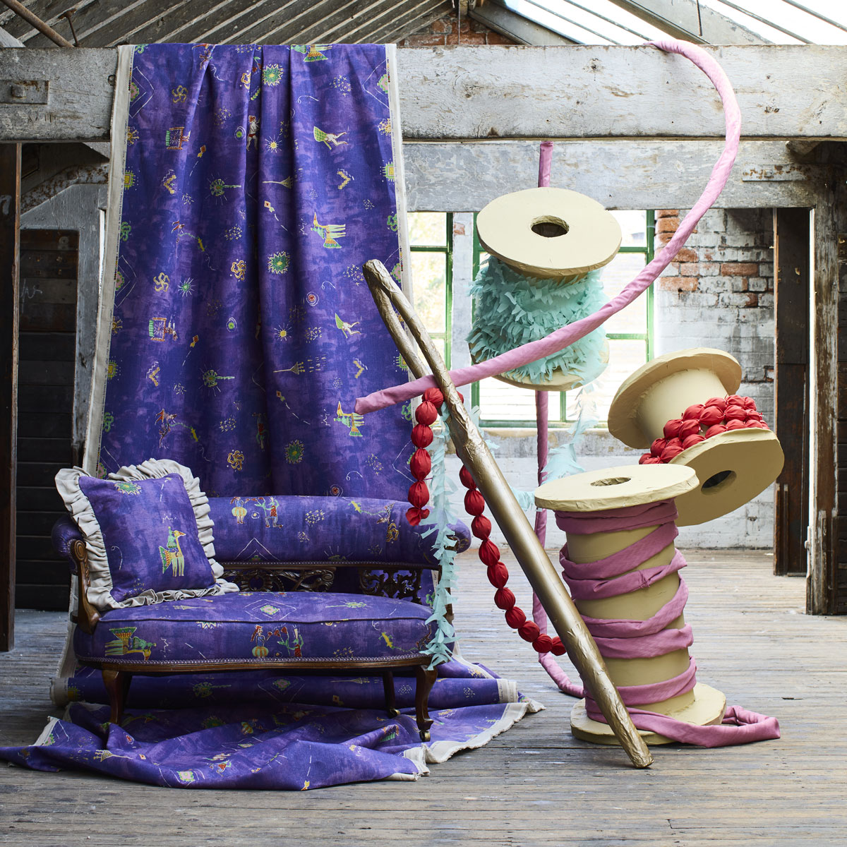 Celestial Promenade linen