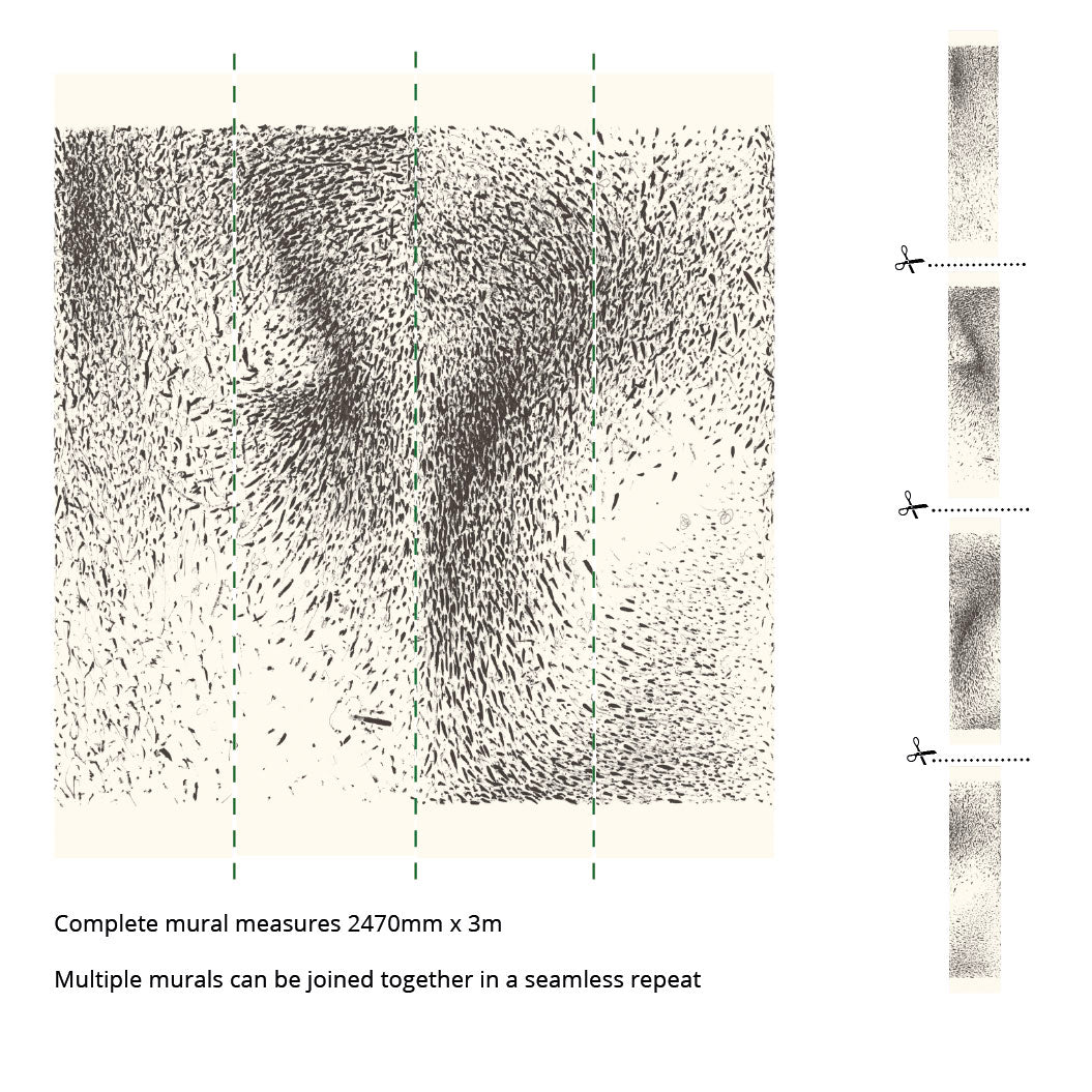 Disorder in Stasis Passerine Vinyl Wallpaper