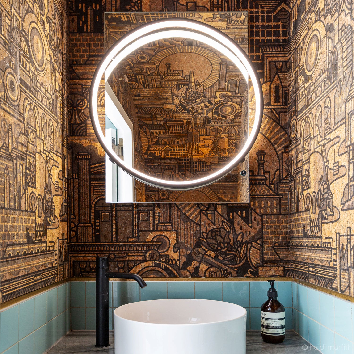 Hit the North Superwide Cork Wallpaper