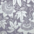 Lilac and Silver Passion Flower Lampshade