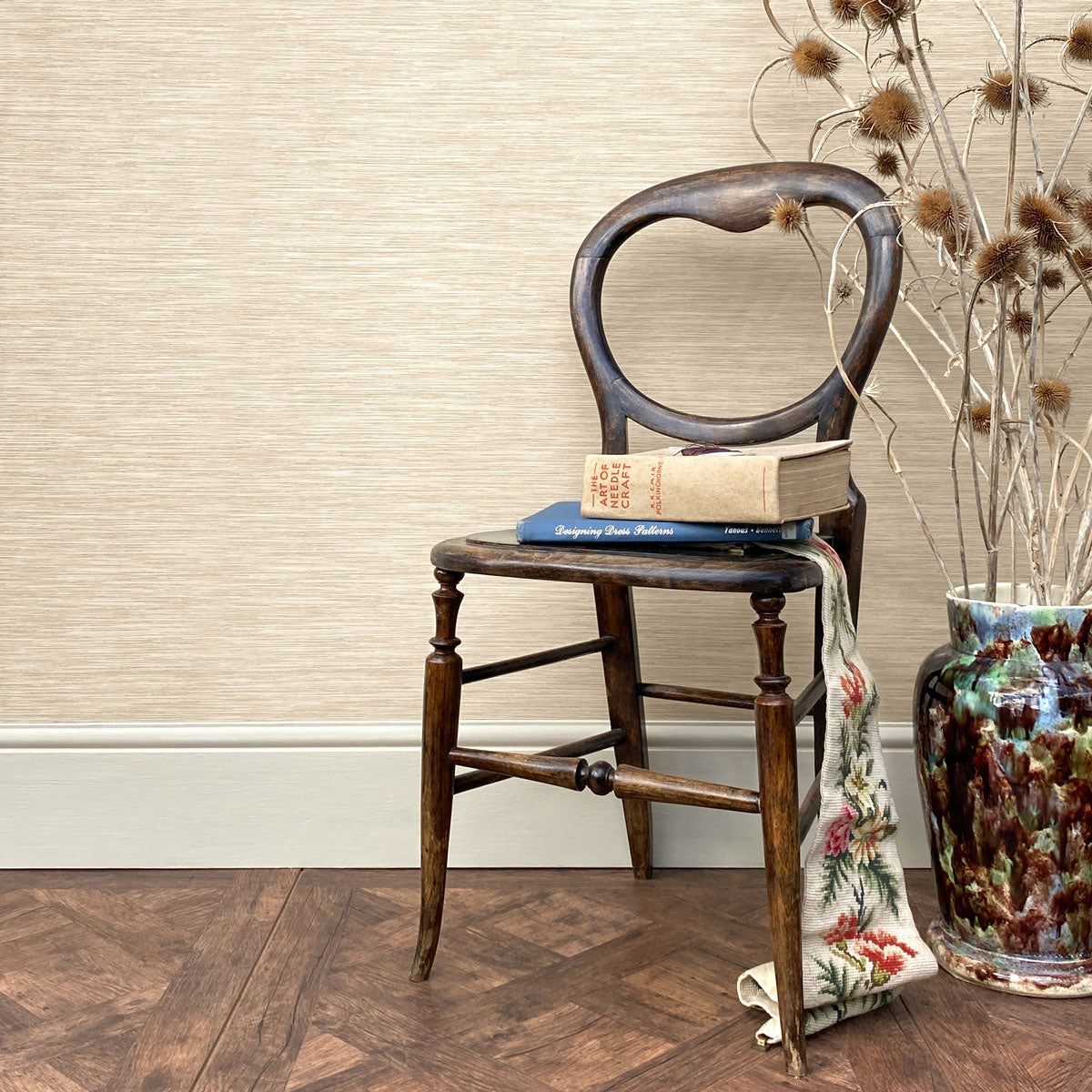Savannah Plain superwide textile wallcovering