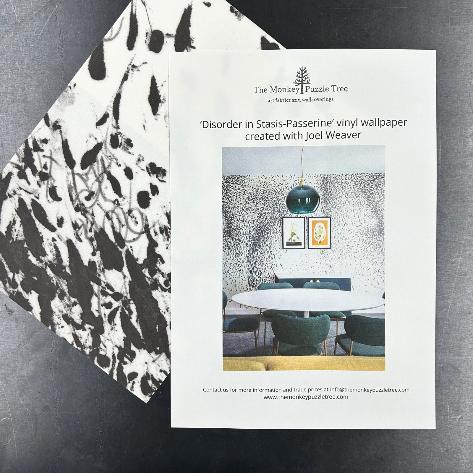 Disorder in Stasis Passerine Vinyl Wallpaper