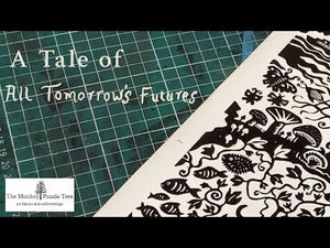 All Tomorrow's Futures Fabric - Ocean Blue