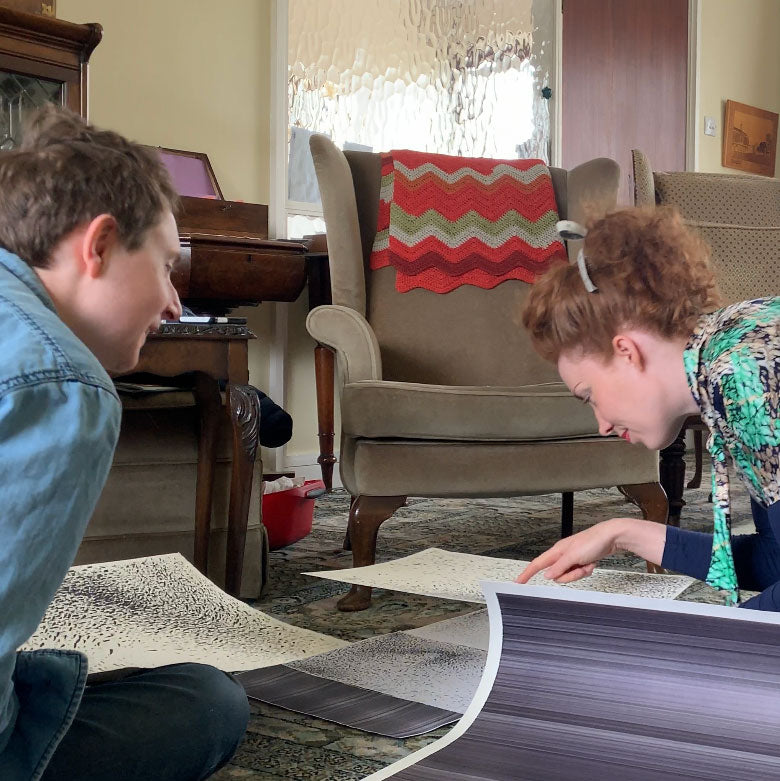 Disorder in Stasis Wallpaper Triptych