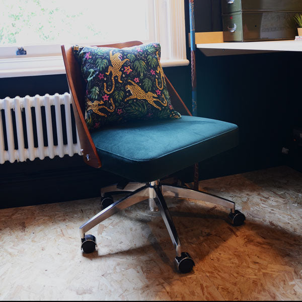 velvet cushion for home office