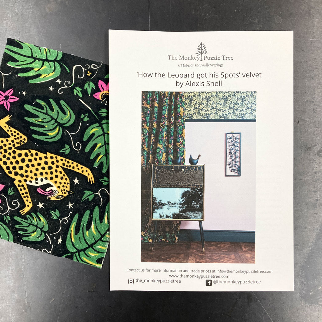How the Leopard got his Spots Velvet