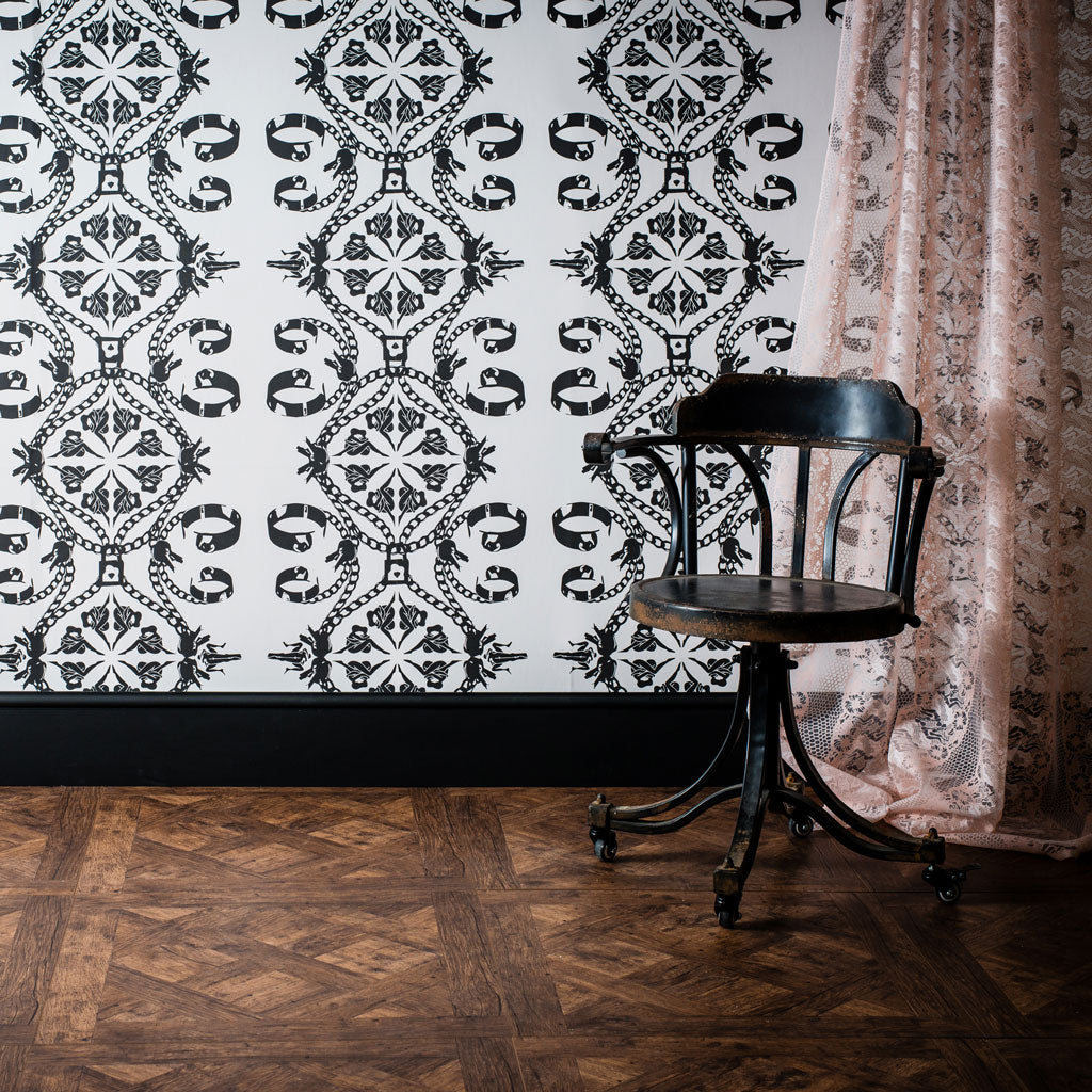 Maitrise and Body Lace room by Sarah Jane Palmer for The Monkey Puzzle Tree