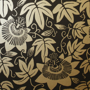 Passion Flower wallpaper by Alexis Snell for The Monkey Puzzle Tree close up