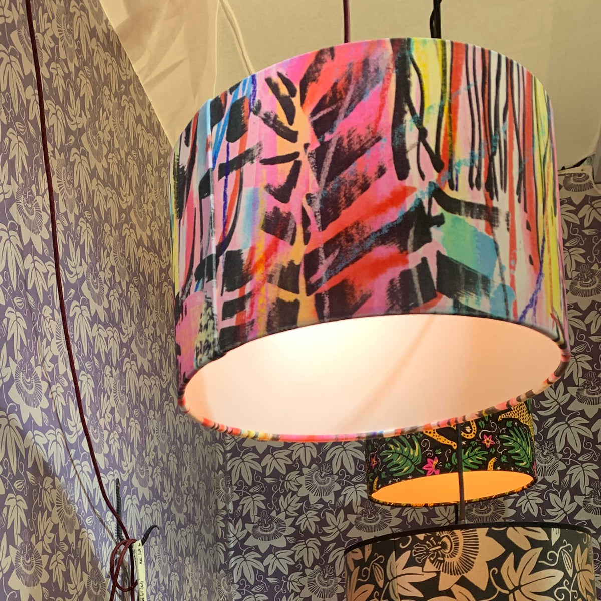 Rita does Jazz Velvet Lampshade