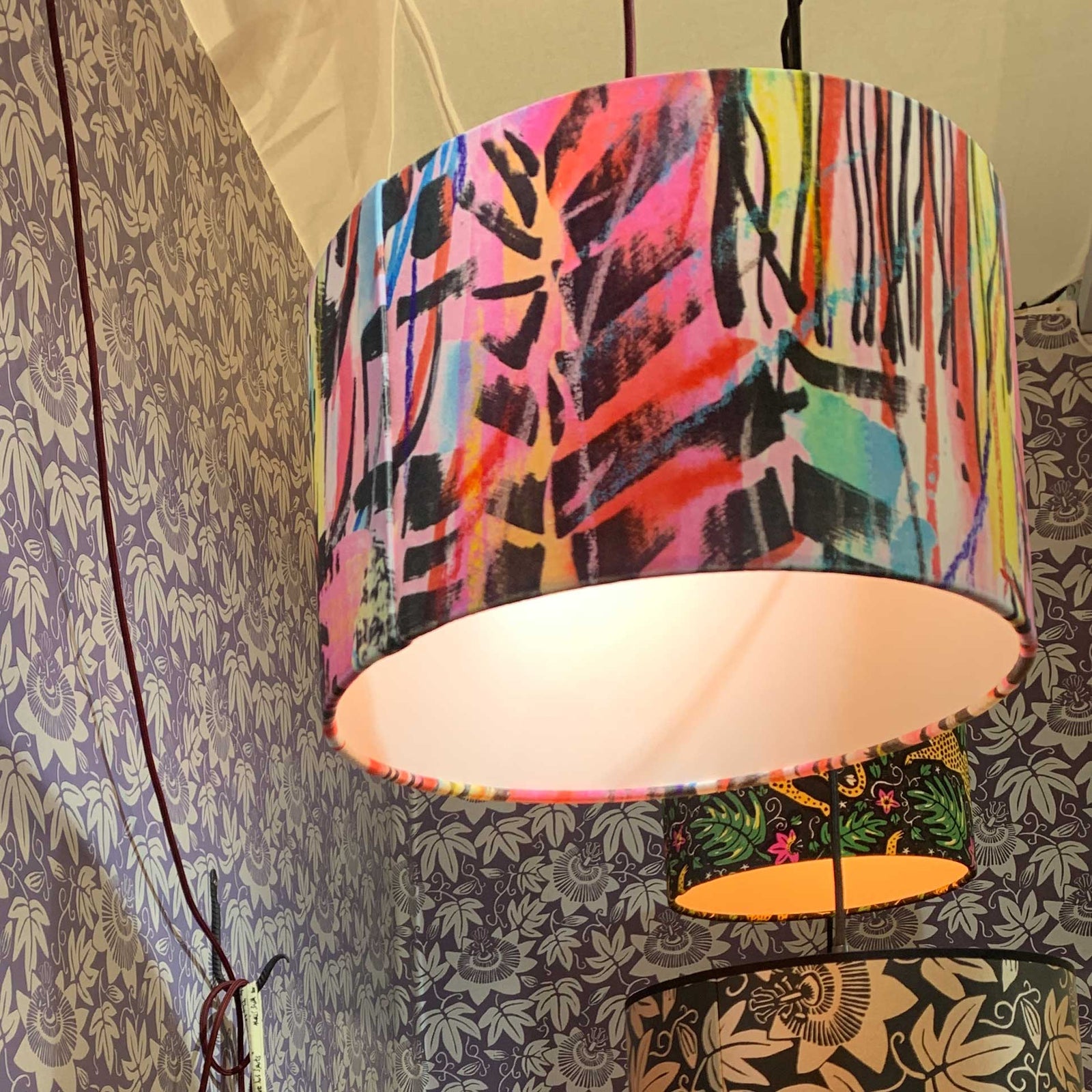 Rita does Jazz Velvet Lampshade