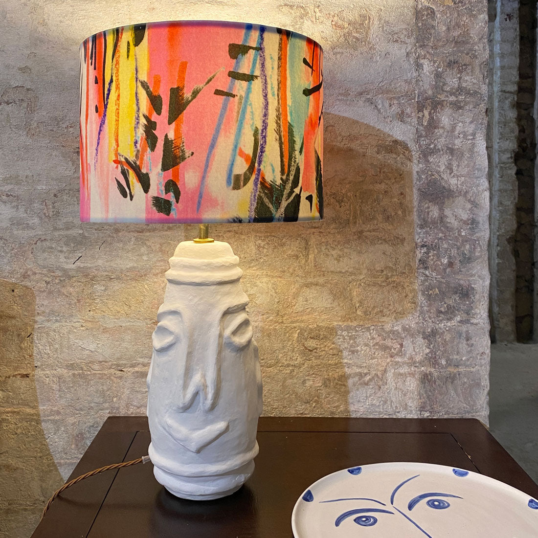 Rita does Jazz lampshade on lamp base by Kinkatou