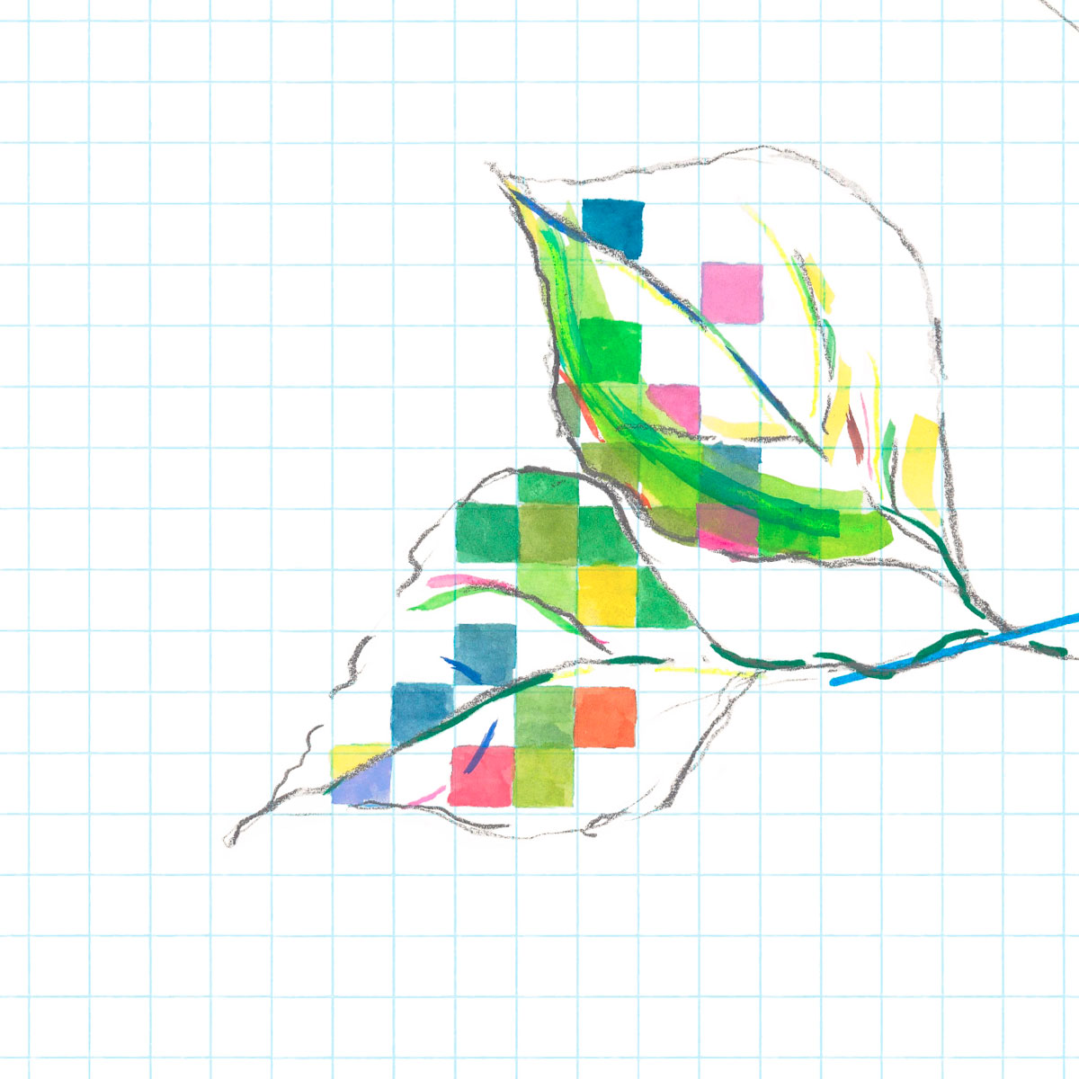 She Chose Science Superwide Wallpaper by Sarah Thornton for The Monkey Puzzle Tree Detail