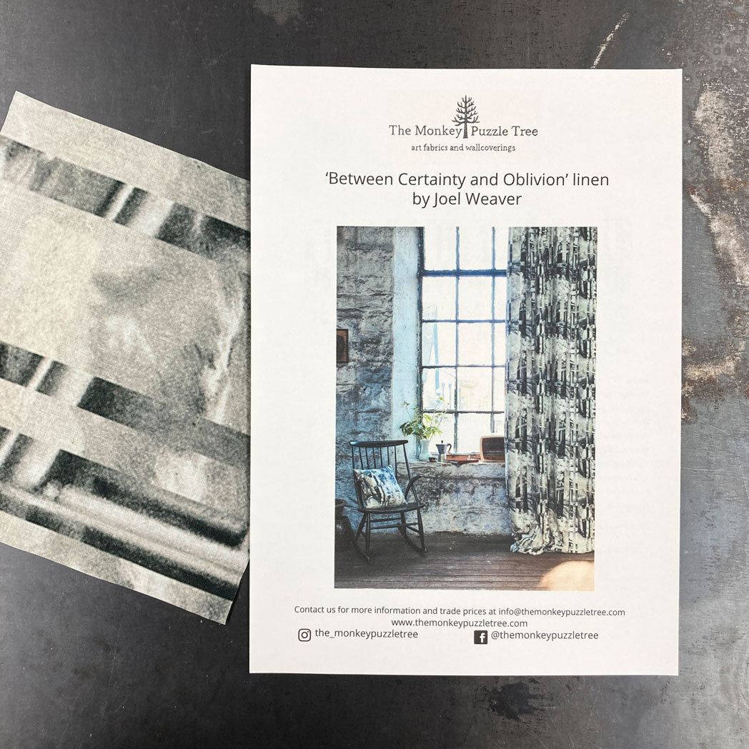 Between Certainty and Oblivion linen